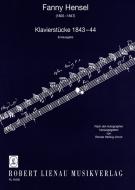 Piano Pieces 1843-44 (first edition) 