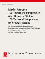 100 Technische Paraphrasen über Kreutzer-Etüden Band I Heft 2 Standard