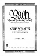 Six Sonatas BR B16/ Wf VIII:3/2 