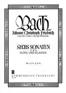 Six Sonatas BR B18/ Wf VIII:3/4 