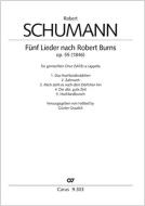 5 Lieder nach Robert Burns op. 55 