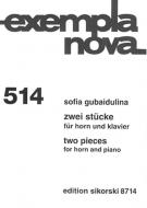 2 Stücke für Horn und Klavier 