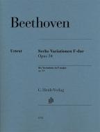 6 Variations in F major op. 34 