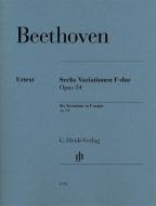 6 Variations in F major op. 34 