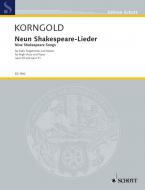 Nine Shakespeare Songs Op. 29 & 31 Download