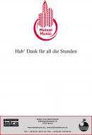 Hab' Dank für all die Stunden 