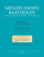 Concerto in E minor op. 64 for violin and orchestra Standard