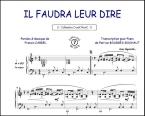 Il faudra leur dire 