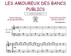 Les amoureux des bancs publics 