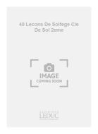 40 Lecons de Solfege Cle de Sol 2eme Vol.1 