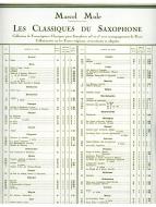 Classique Saxophone Mib N0021 