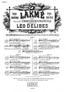 Lakmé Nr.13 Bis Melodie 