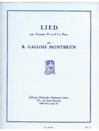Raymond Gallois-Montbrun: Lied 