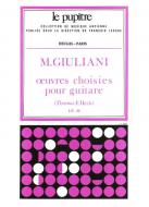 Oeuvres Choisies Pour Guitare (LP46) 