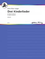 Drei Kinderlieder für Sopran und Klavier Download