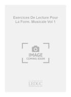 Exercices De Lecture Pour La Formation Musicale Vol. 1 Debutant 1 