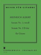 Sonata No. 1 E minor / Sonata No. 2 D major 