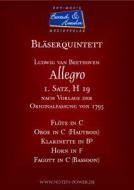 Allegro from 1uintett E flat Major, H. 19 