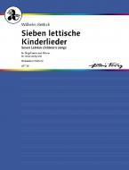 7 Latvian children's songs op. 65 Standard