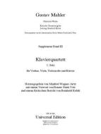 Klavierquartett 1. Satz Supplement Bd.3 