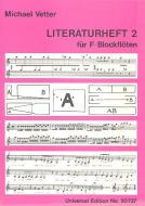 Literaturheft 2 für F-Blockflöten 