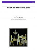 5 Cats and a Porcupine 