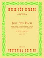 Suite in E Minor BWV 996 