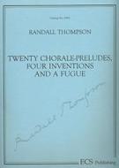 20 Chorale-Preludes, Four Inventions and a Fugue 