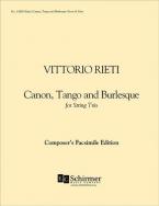 Canon, Tango and Burlesque 