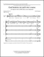 God Bestows On Each One a Name 