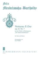 Notturno E major op. 61/7 