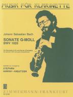 Sonata G minor BWV 1020 