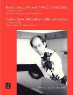 Cadenzas To Mozart's Violin Concertos 