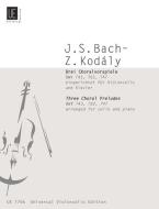 3 Choralchorvorspiele 