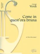 Come in quest'ora bruna 