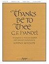 Thanks Be to Thee 
