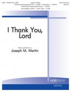 I Thank You, Lord 