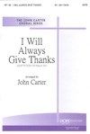 I Will Always Give Thanks 