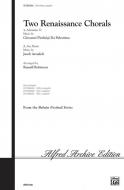 Two Renaissance Chorals Standard
