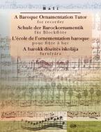 A Baroque Ornamentation Tutor for Recorder 