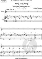 Zum Sanctus (Heilig, heilig) tief 
