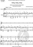 Zum Sanctus (Heilig, heilig) hoch 