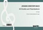 44 small chorale preludes for organ (manuals) 
