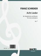Eight songs for voice and piano op.7 