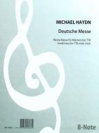 German mass for mans choir 