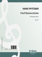 Five piano pieces op.47 