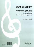 Five pieces for string quartet (set of parts) 