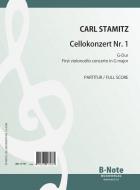 First cello concerto in G major (score/parts) 