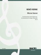 Messe basse for harmonium or organ (man.) op.8 
