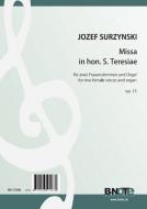Missa in hon. S. Teresiae for two female voices and organ op.15 
